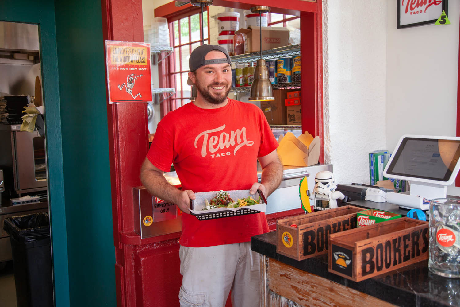 Co-owner Cary Harris opened Team Taco in August.